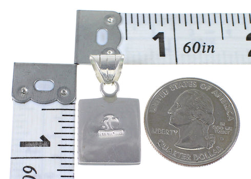 Turquoise And Silver Pendant YX73882